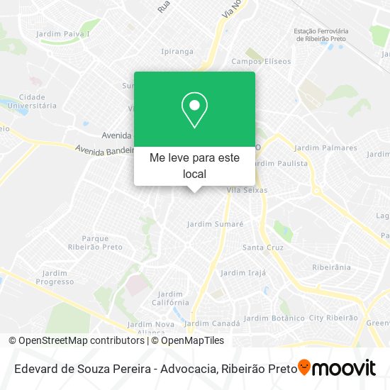 Edevard de Souza Pereira - Advocacia mapa