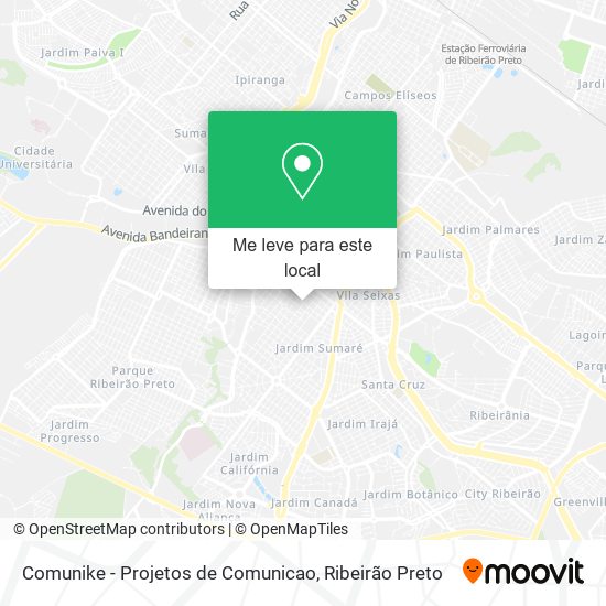 Comunike - Projetos de Comunicao mapa