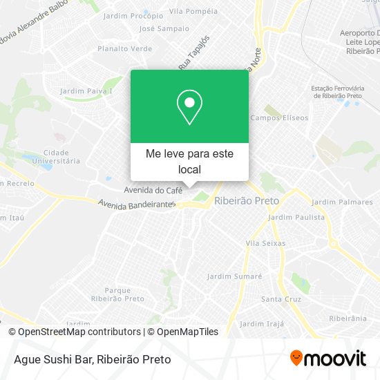 Ague Sushi Bar mapa