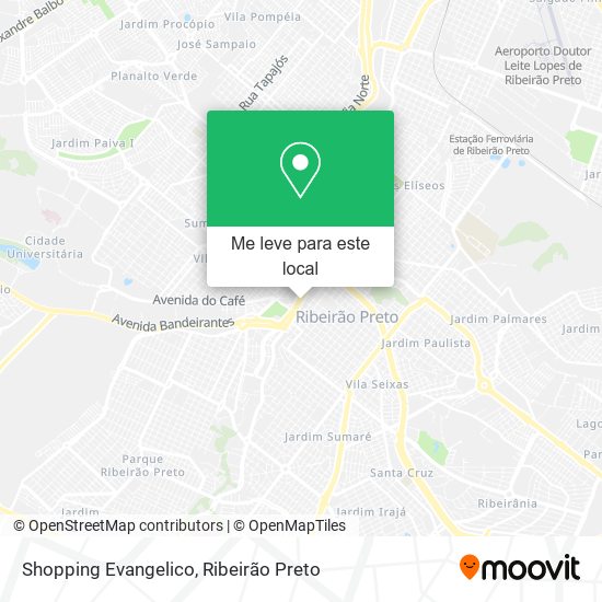 Shopping Evangelico mapa