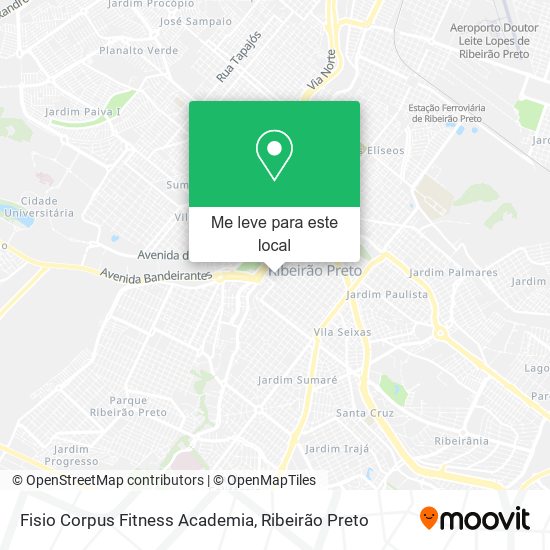 Fisio Corpus Fitness Academia mapa