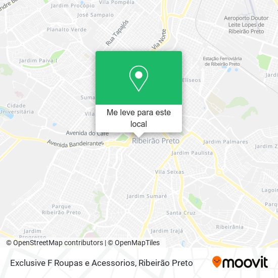Exclusive F Roupas e Acessorios mapa