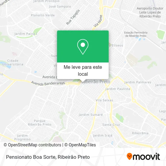 Pensionato Boa Sorte mapa