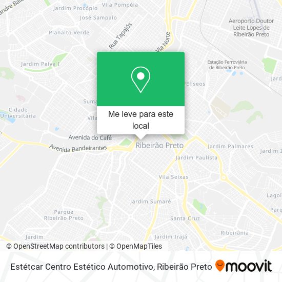 Estétcar Centro Estético Automotivo mapa