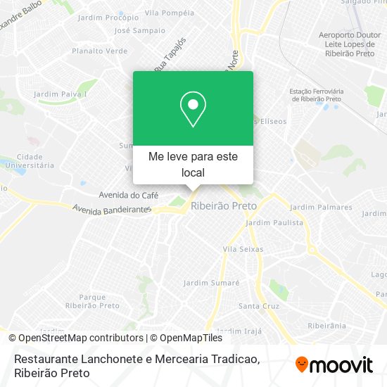 Restaurante Lanchonete e Mercearia Tradicao mapa