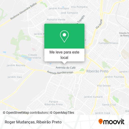 Roger Mudanças mapa