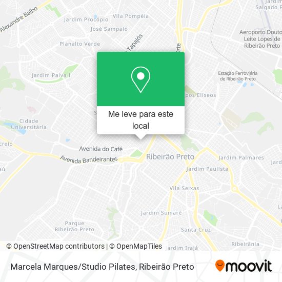 Marcela Marques/Studio Pilates mapa