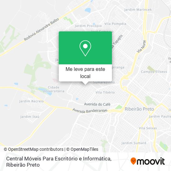 Central Móveis Para Escritório e Informática mapa
