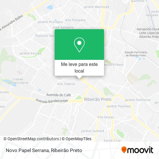 Novo Papel Serrana mapa