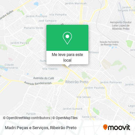 Madri Peças e Serviços mapa