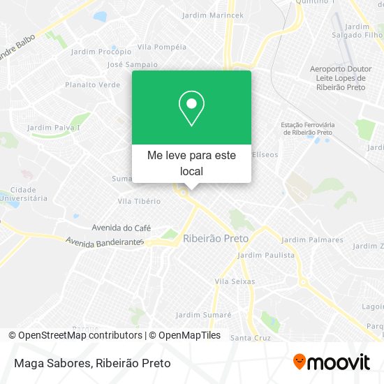 Maga Sabores mapa