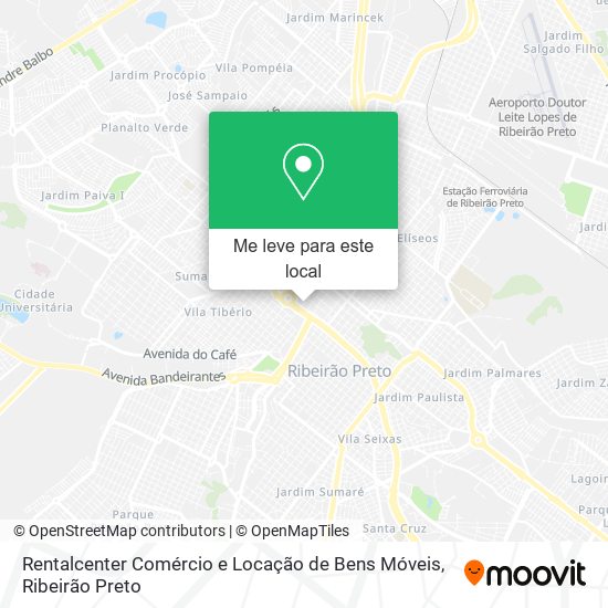 Rentalcenter Comércio e Locação de Bens Móveis mapa