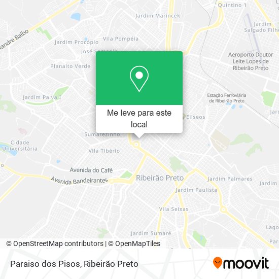 Paraiso dos Pisos mapa