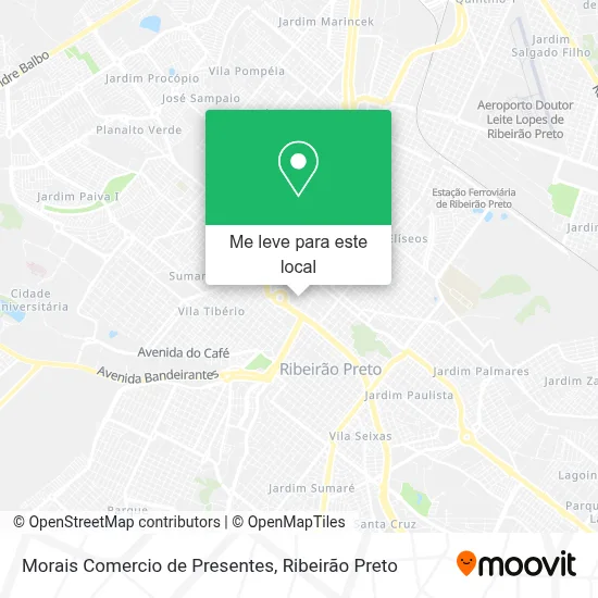 Morais Comercio de Presentes mapa