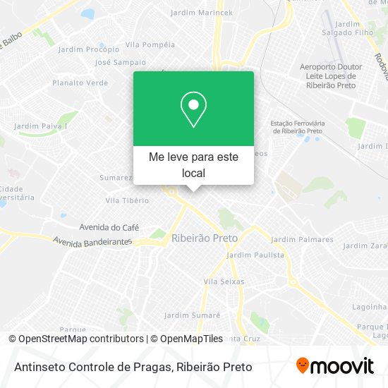 Antinseto Controle de Pragas mapa