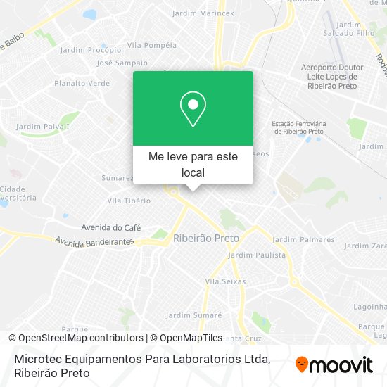 Microtec Equipamentos Para Laboratorios Ltda mapa