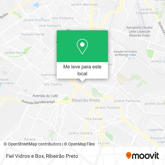 Fiel Vidros e Box mapa