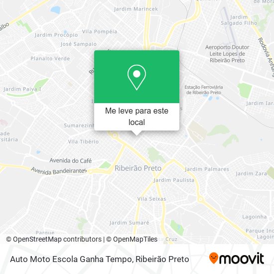 Auto Moto Escola Ganha Tempo mapa