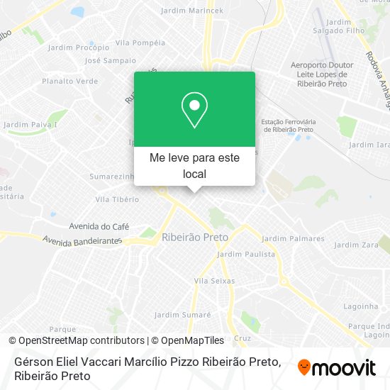 Gérson Eliel Vaccari Marcílio Pizzo Ribeirão Preto mapa