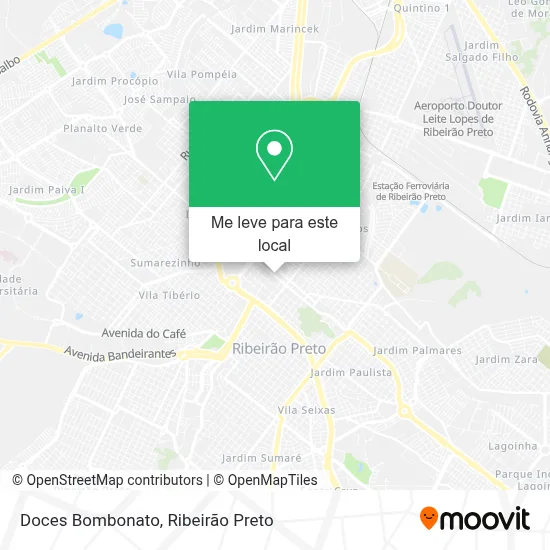 Doces Bombonato mapa