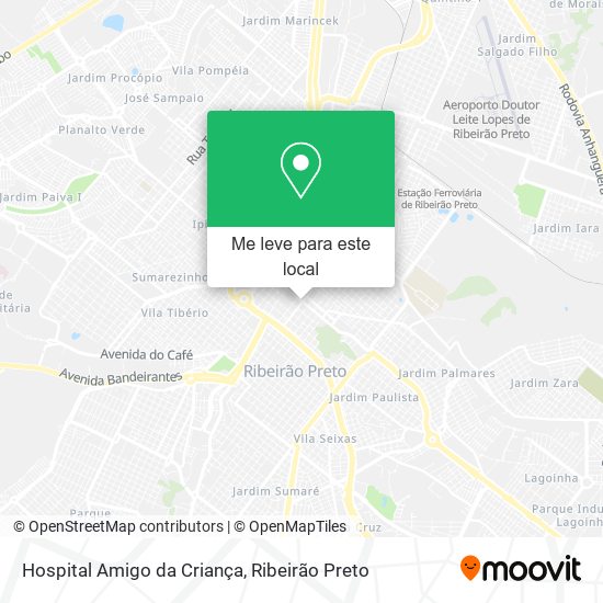 Hospital Amigo da Criança mapa