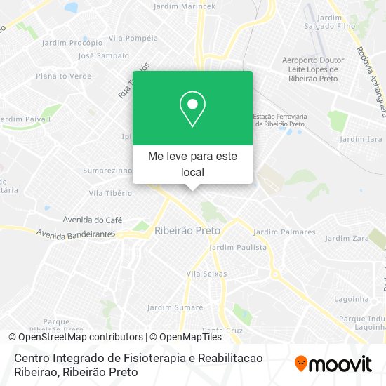 Centro Integrado de Fisioterapia e Reabilitacao Ribeirao mapa