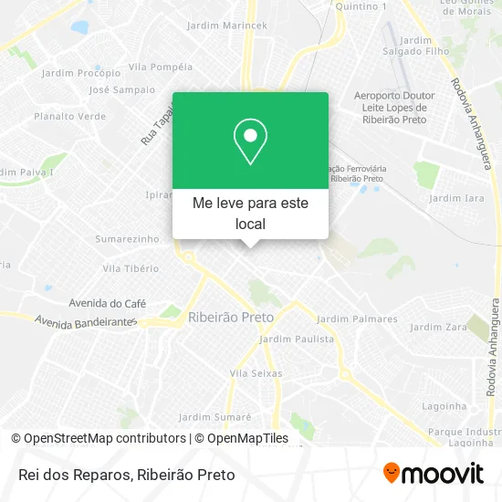Rei dos Reparos mapa