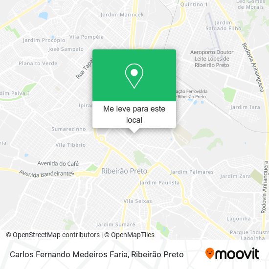 Carlos Fernando Medeiros Faria mapa