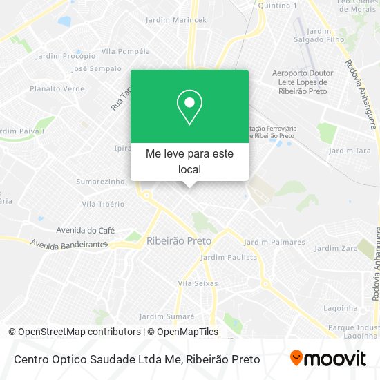 Centro Optico Saudade Ltda Me mapa