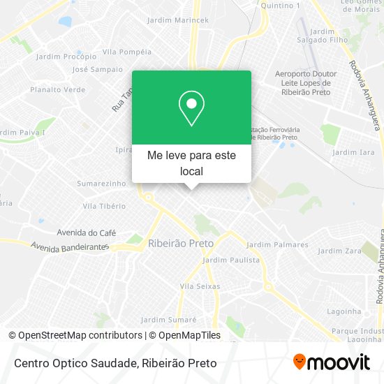 Centro Optico Saudade mapa