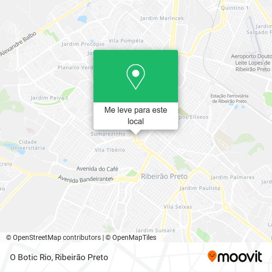O Botic Rio mapa