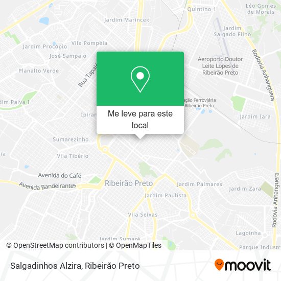 Salgadinhos Alzira mapa