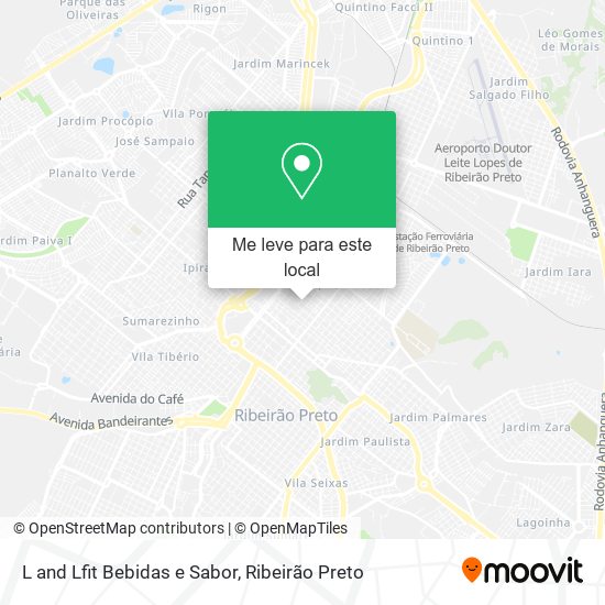 L and Lfit Bebidas e Sabor mapa