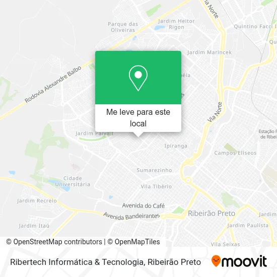 Ribertech Informática & Tecnologia mapa