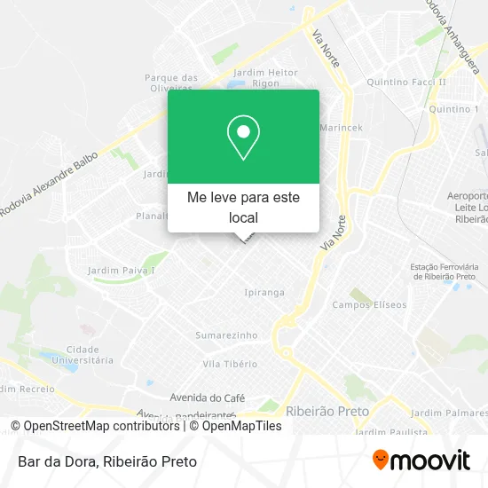 Bar da Dora mapa