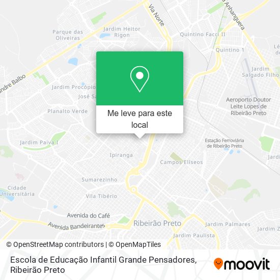 Escola de Educação Infantil Grande Pensadores mapa