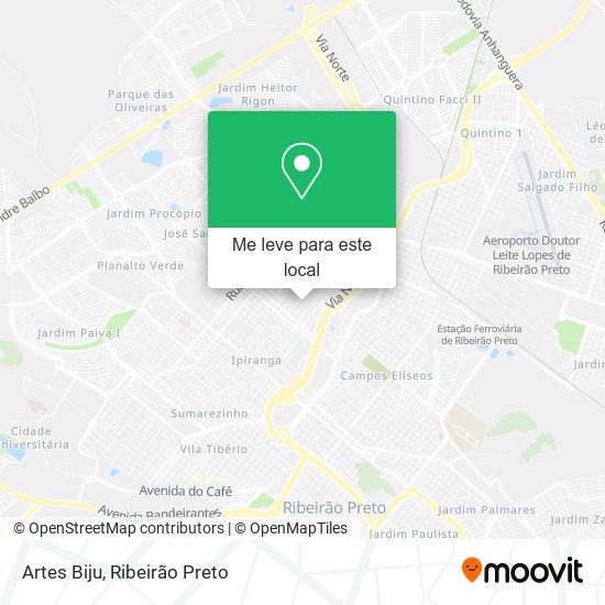 Artes Biju mapa