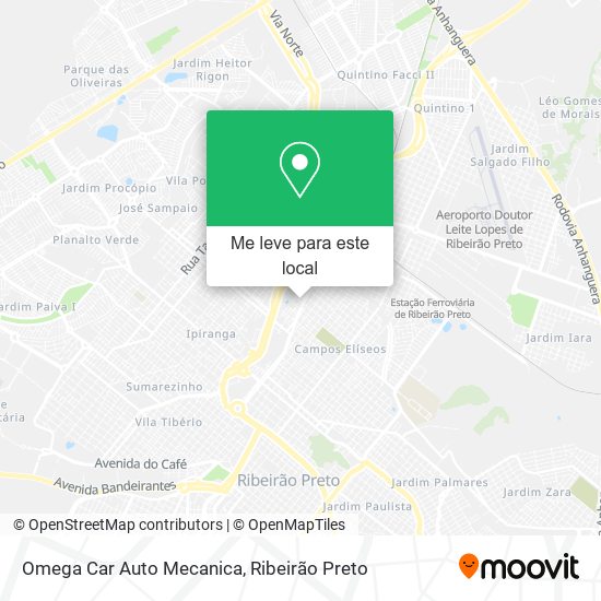 Omega Car Auto Mecanica mapa