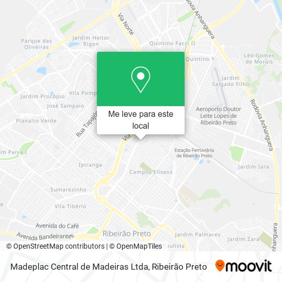 Madeplac Central de Madeiras Ltda mapa