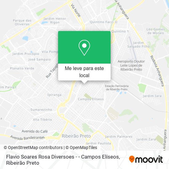 Flavio Soares Rosa Diversoes - - Campos Elíseos mapa