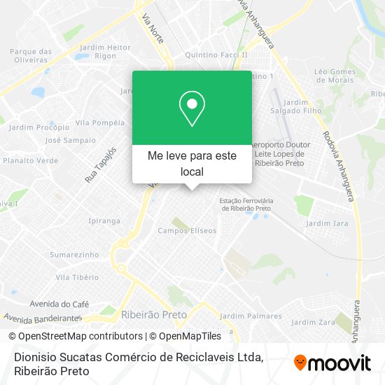 Dionisio Sucatas Comércio de Reciclaveis Ltda mapa