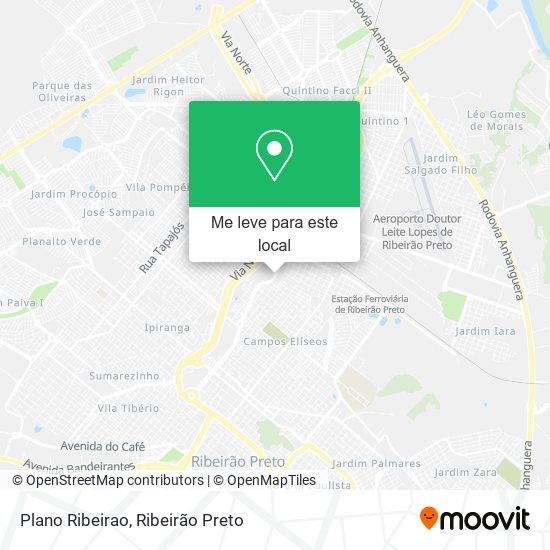 Plano Ribeirao mapa