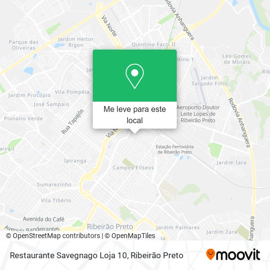 Restaurante Savegnago Loja 10 mapa