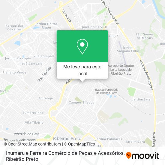 Inumaru e Ferreira Comércio de Peças e Acessórios mapa