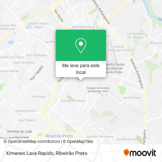 Ximenes Lava Rapido mapa