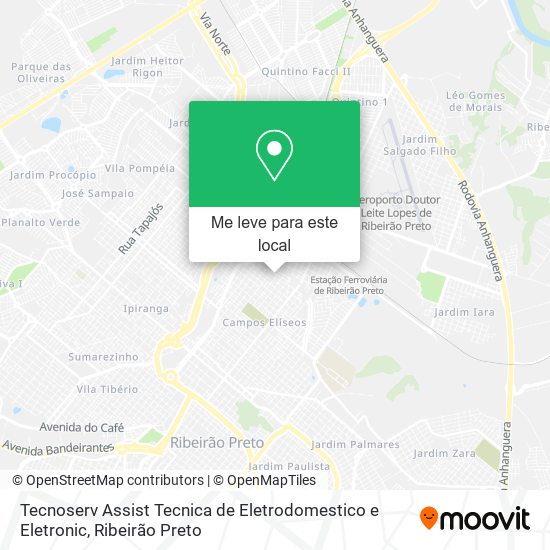 Tecnoserv Assist Tecnica de Eletrodomestico e Eletronic mapa