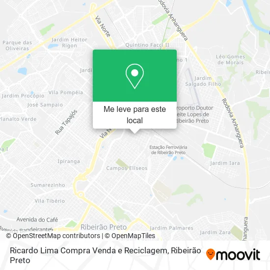 Ricardo Lima Compra Venda e Reciclagem mapa