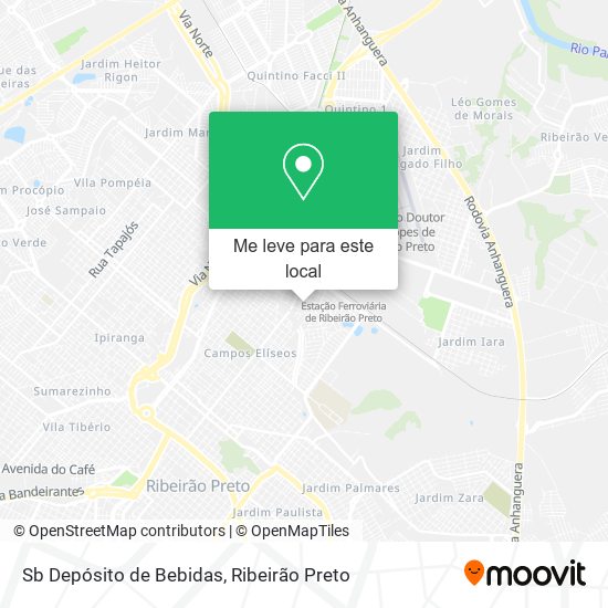 Sb Depósito de Bebidas mapa