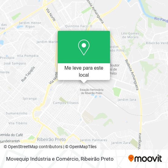 Movequip Indústria e Comércio mapa