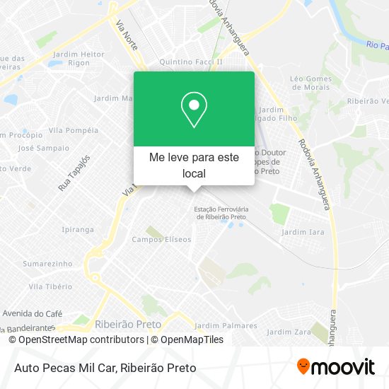 Auto Pecas Mil Car mapa